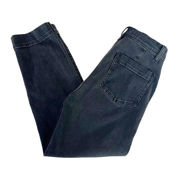 Madewell Women's Sz 24 Black High Waisted Exposed Button Fly Jeans Style #AA575 - Picture 8 of 8
